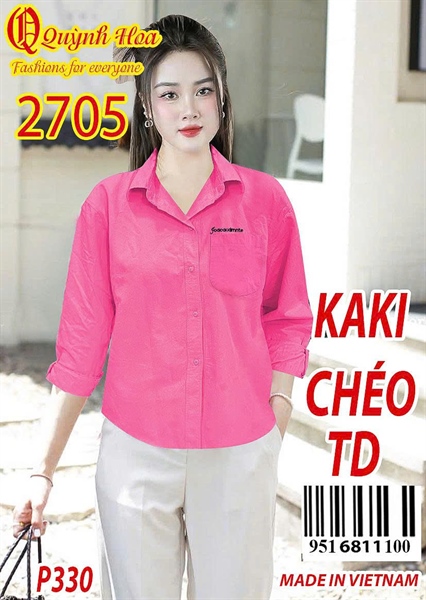Màu kaki chéo