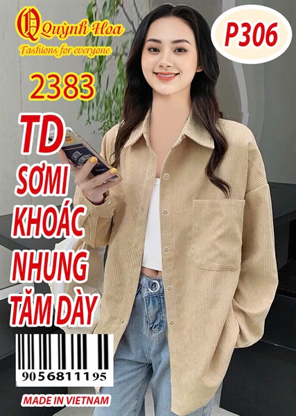 Áo khoác nỉ nhung